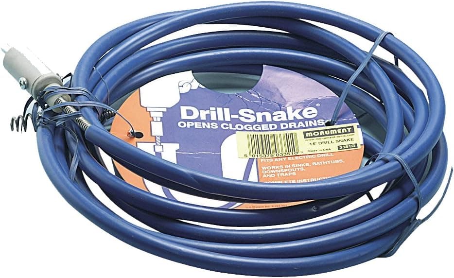 GEN WIRE SPRING CO DS15 Drill-Snake, 15'