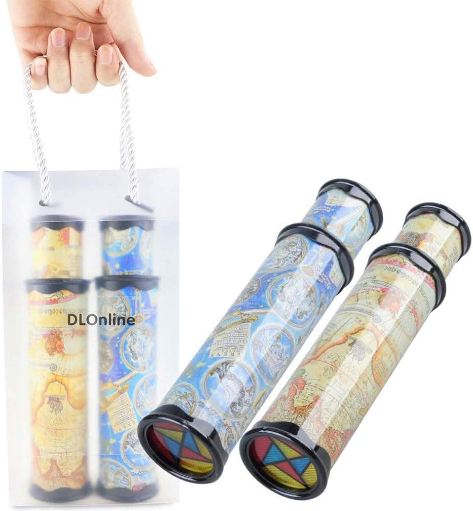 2Pack Mseeur Magic Kaleidoscope,Best Birthday Gift for Children.(Two Colours)