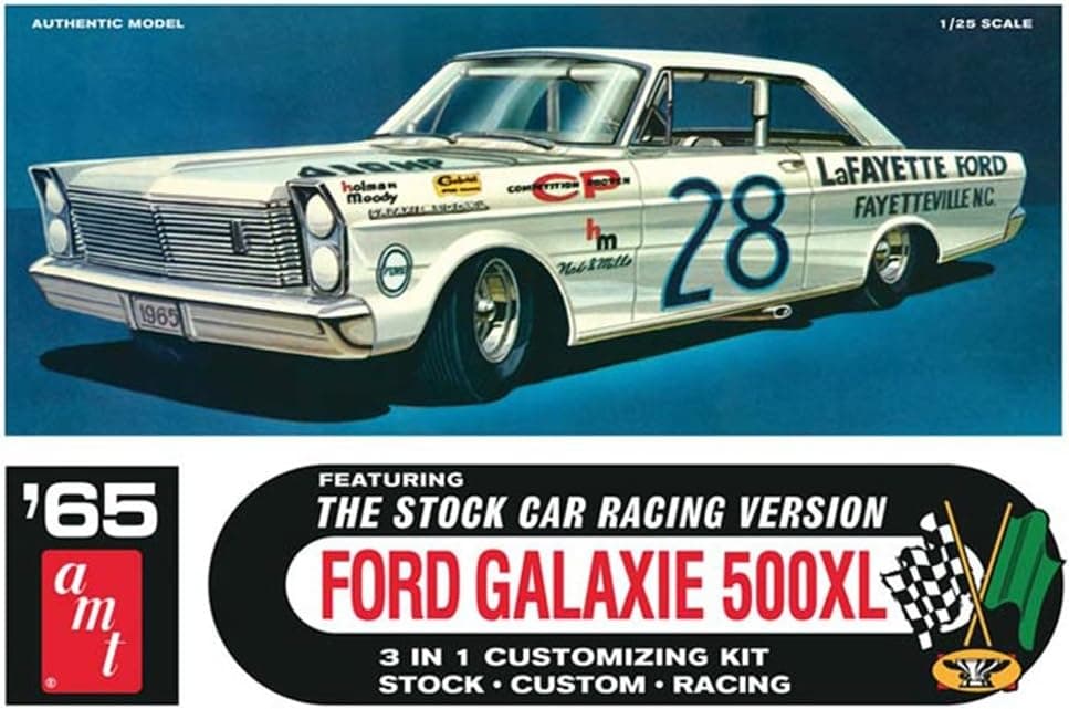 AMT 1965 Ford Galaxie Stock Car Fred Lorenzen