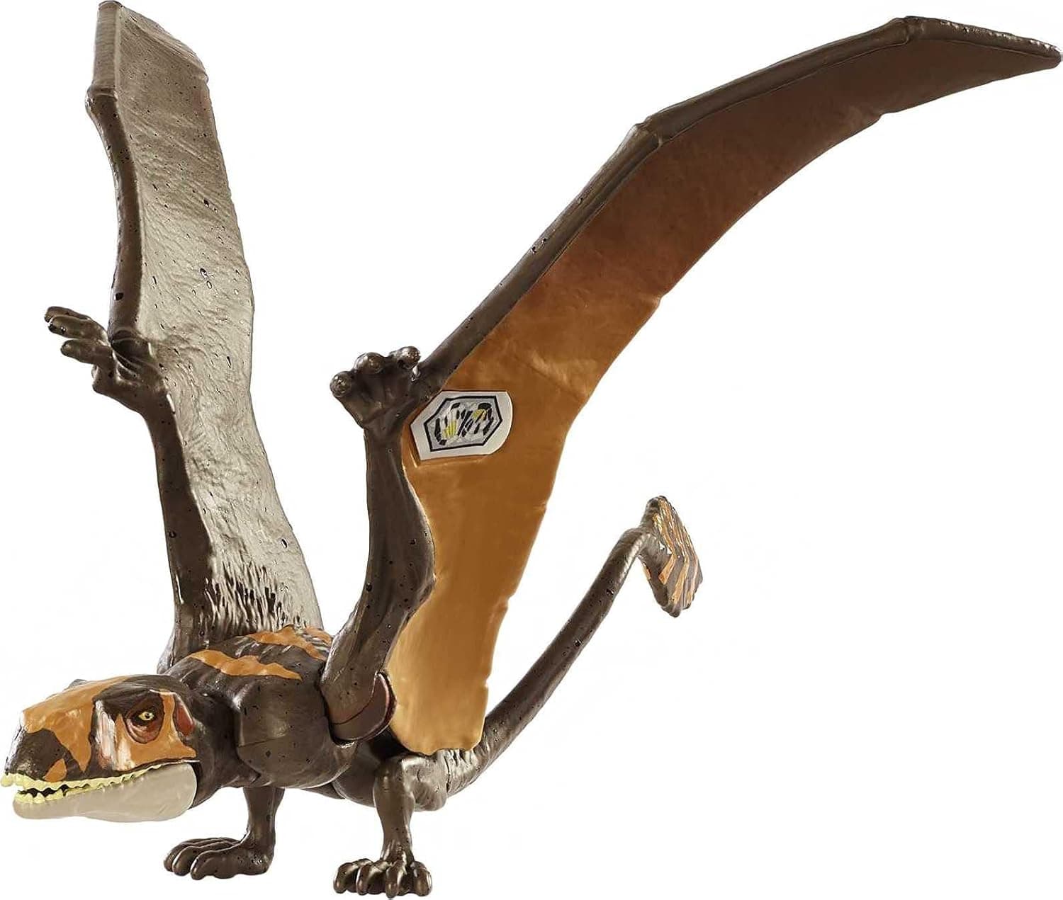 Jurassic World Wild Pack Dimorphodon Camp Cretaceous Pterosaur Dinosaur Action Figure Toy with Movable Joints, Realistic Sculpting & Attack Feature, Kids Ages 3 Years & Older