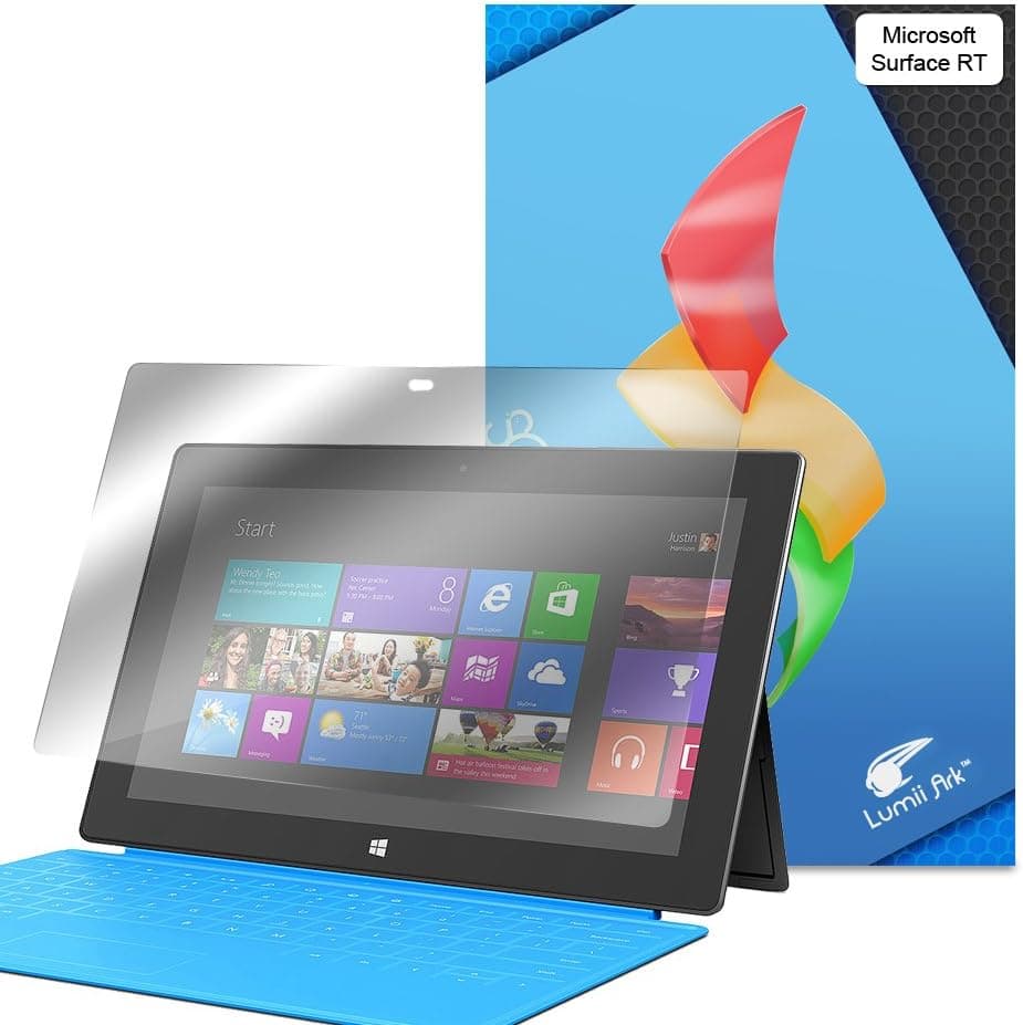 Lumii Ark High Quality Screen Protector Film for Microsoft Surface RT - ANTI-GLARE - 3PACKS