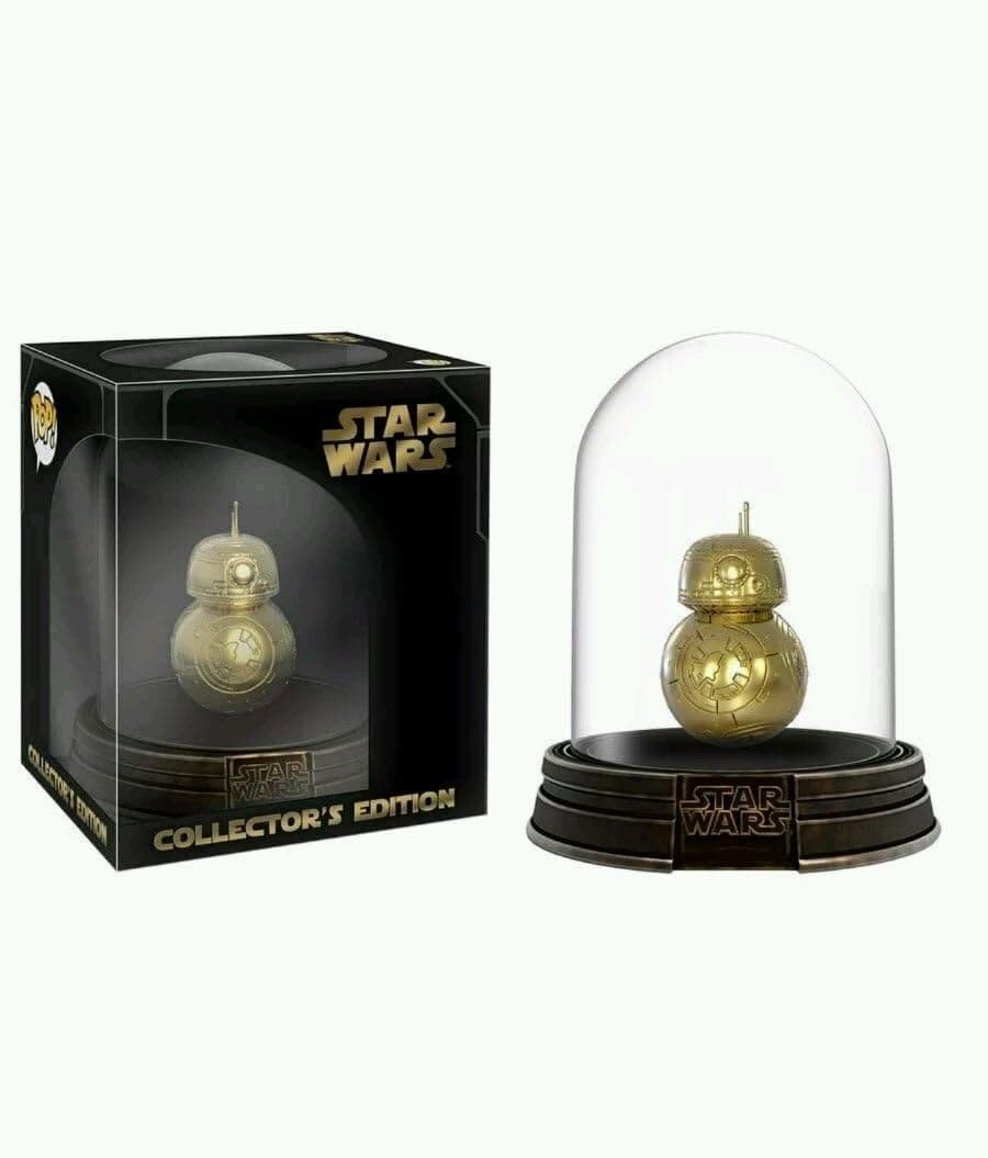 Funko Pop! Gold Chrome Acrylic Dome Hot Topic Exclusive Vinyl Figure