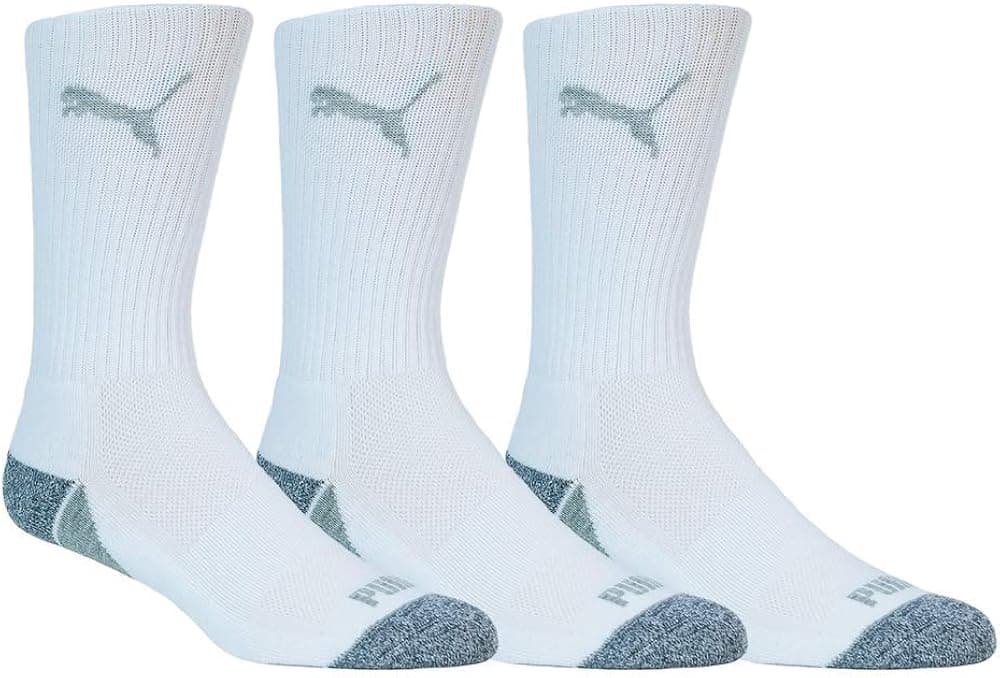 PUMA GOLF 2020 Men's Pounce Crew Cut 3 Pair Pack (Men's