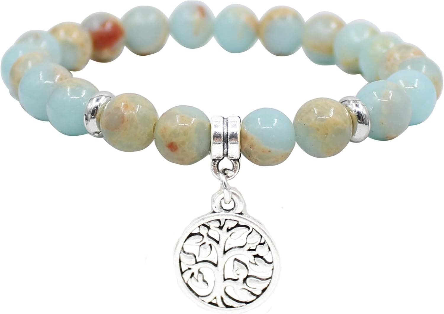 KSQS Chakra Lover Couple Bracelet Yoga Balancing Reiki Healing with Elephant for Christmas Thanksgiving
