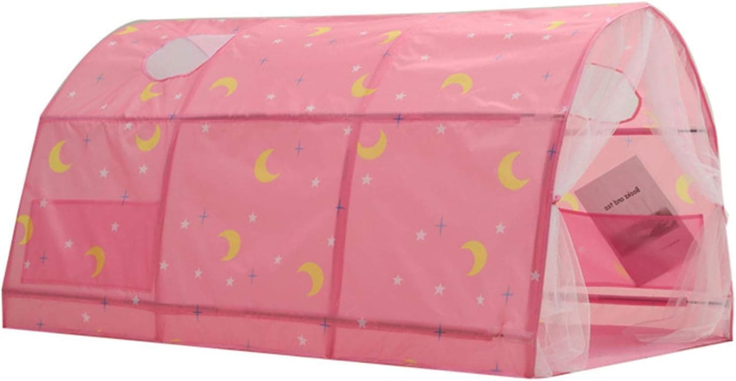 EMVANV Kids Play Tent, Play Tent Inner Pocket Sleeping Double Net Curtain for Boys Girls Kids Bedroom Decor