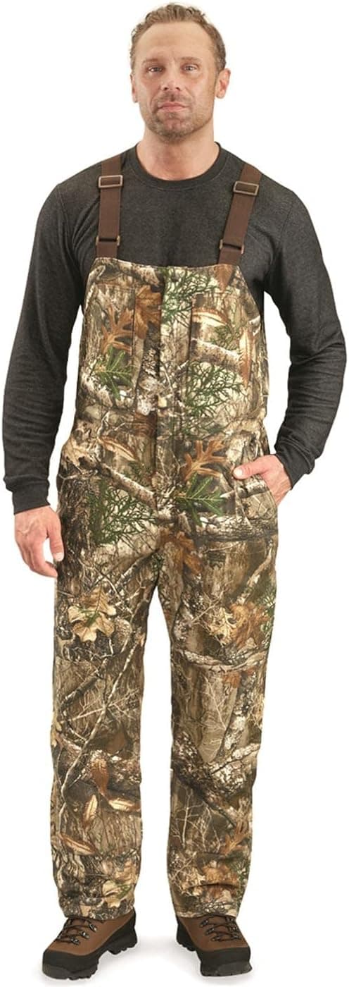 Huntrite Men's Hunting Bibs Camouflage, Insulated Camo Overalls and Pants