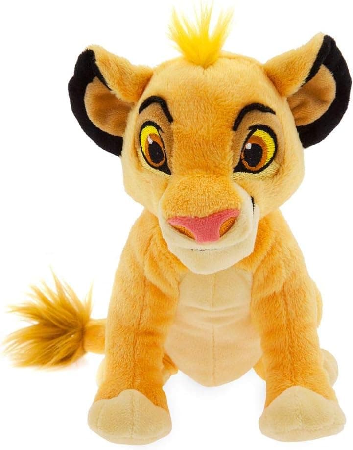 Disney Simba Plush, The Lion King, Mini Bean Bag, 7 Inches, Made with Soft-Feel Fabric with Embroidered Details and A Characterful Expression, Suitable for All Ages 0+