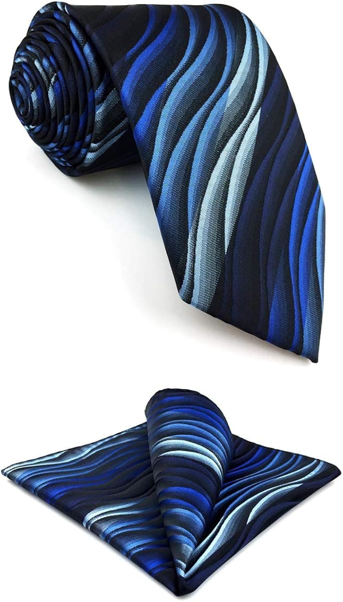 S&W SHLAX&WING Mens Ties Silk Neckties Pocket Square Pink Tie Burgandy Maroon Set Emrald Green
