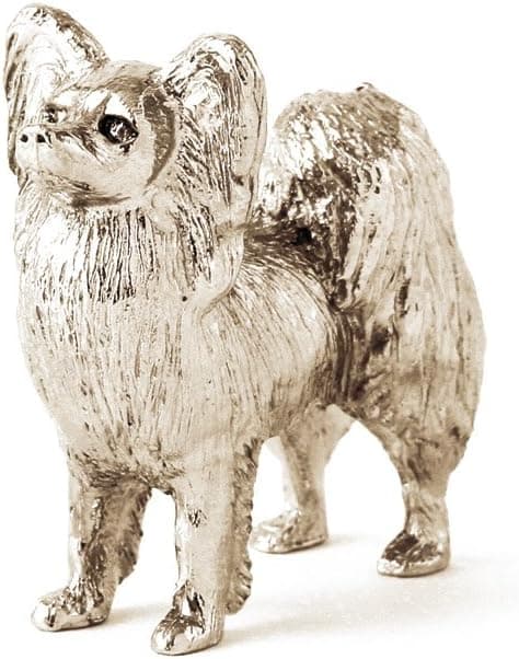 Papillon dog figure made in UK (japan import)