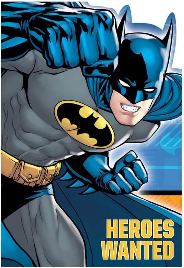 Batman Postcard Invitations (8 Pack) - Party Supplies