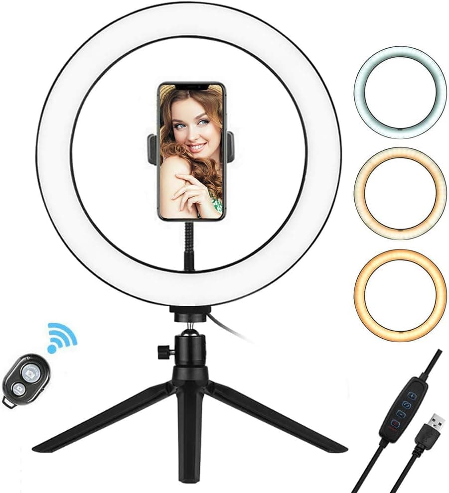 Andoer Ring Light 10 inch (Selfie Ring Light)