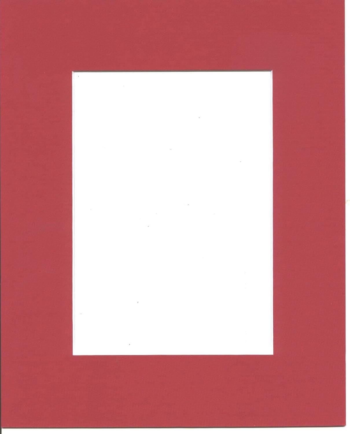 18x24 Bright Red Picture Mats with White Core Bevel Cut for 13x19 Pictures