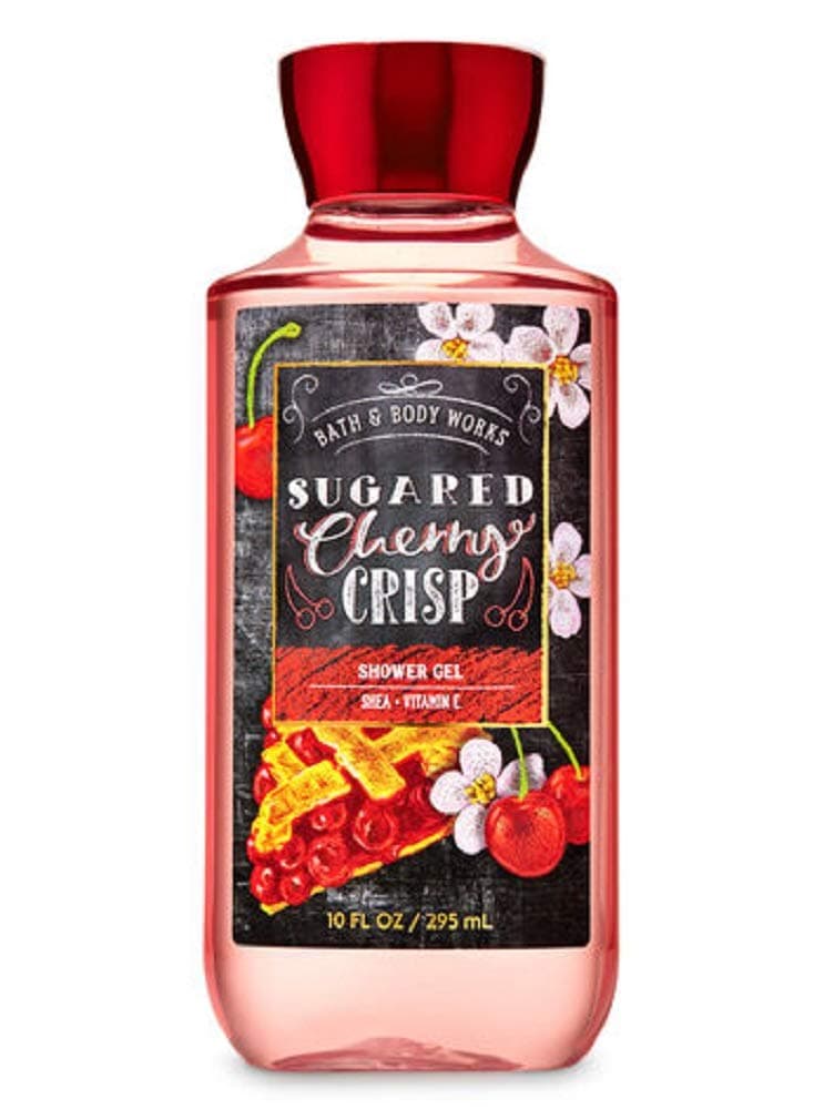 Bath and Body Works Sugared Cherry Crisp Shower Gel Wash 10 Ounce Full Size Fall 2020