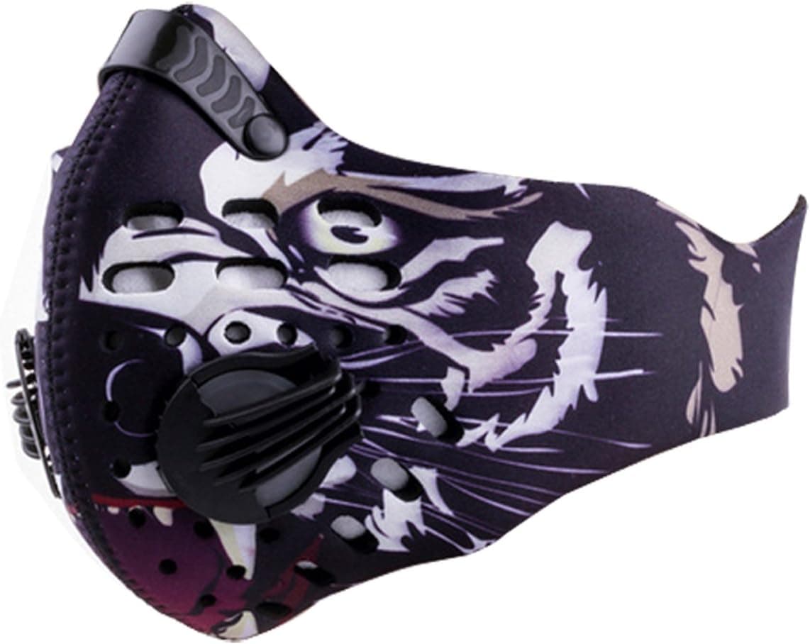 Panegy Anti Dust Cycling Riding Fishing Running Walking Motorcycle Racing Baseball Protect Gear Ski Half Face Mask Black Tiger