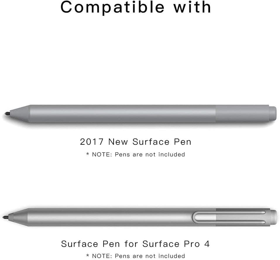 Original Surface Pen Tips Replacement (3 × HB, Default Tip) for 2017 New Microsoft Surface Pen, Surface Pro 4 Pen (Pens are NOT Included), Surface Pen Tip Kit(3 Tips) No Damage by Removal Tool
