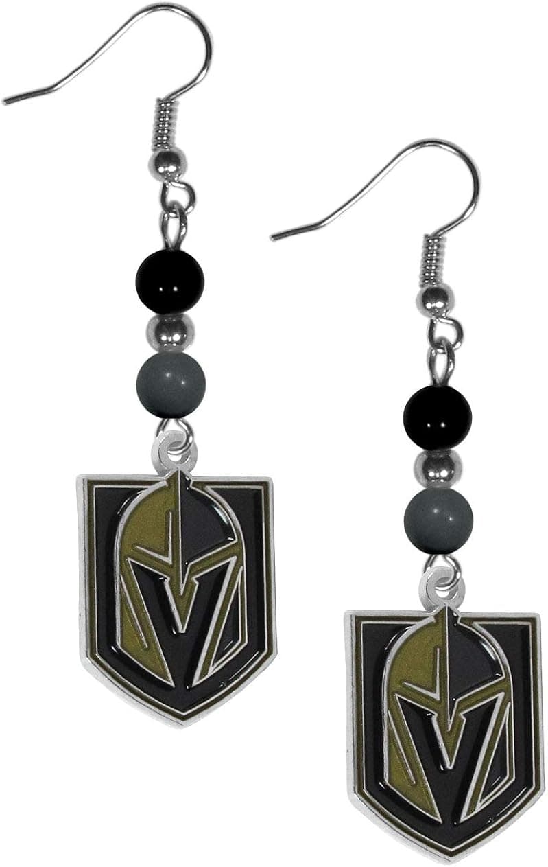 Siskiyou Sports NHL unisex-adult Fan Bead Dangle Earrings