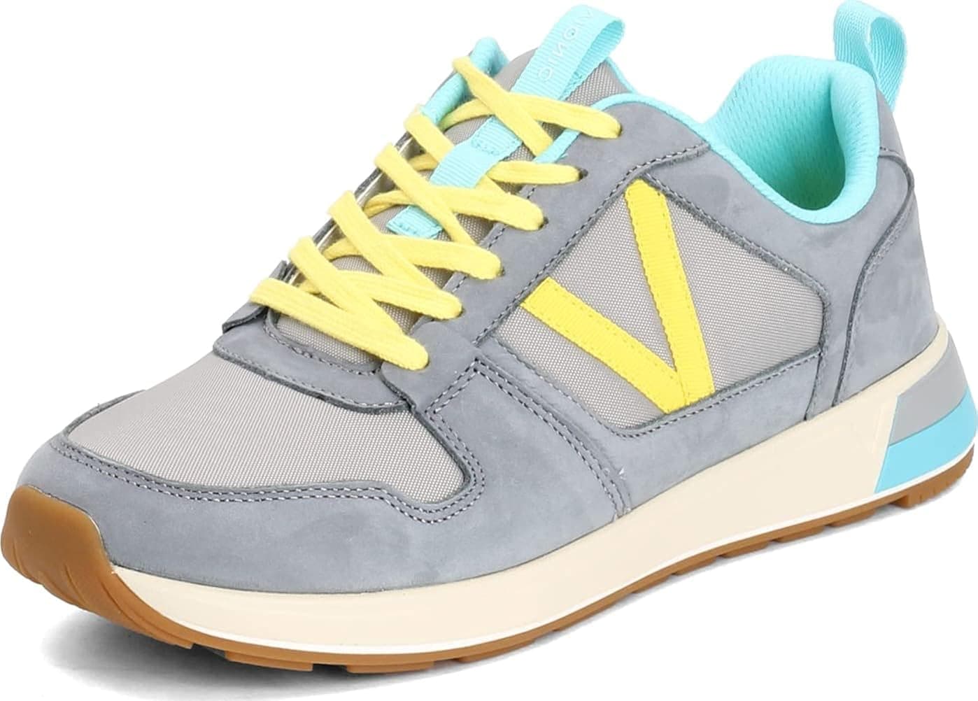 Vionic Women's Curran Rechelle Casual Sneaker-Supportive Lace Up, Three-Zone Comfort, Orthotic Insole Arch Support, Medium
