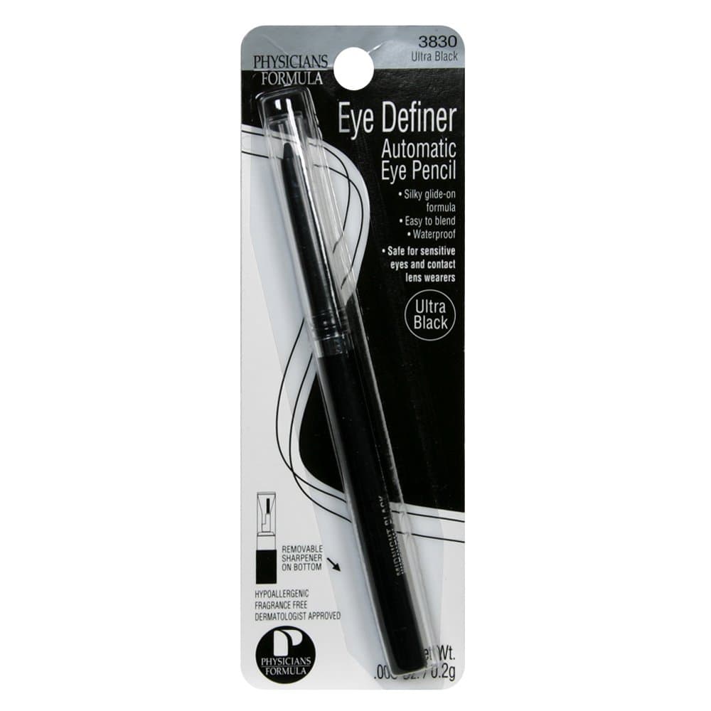 Physicians Formula Eye Definer Automatic Eye Pencil, Ultra Black, 0.008 Ounce