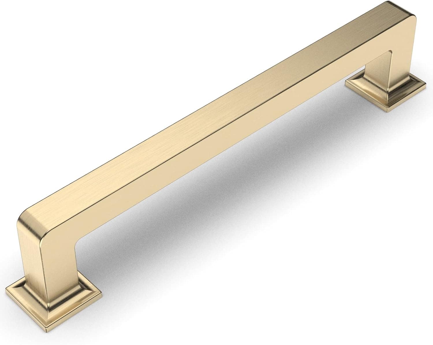 Amerdeco 20 Pack Brushed Brass Cabinet Pulls 5 Inch(128MM) Hole Centers Kitchen Cabinet Handles Cabinet Hardware Kitchen Handles for Cabinets Cupboard Handles Drawer Pulls ZH0019