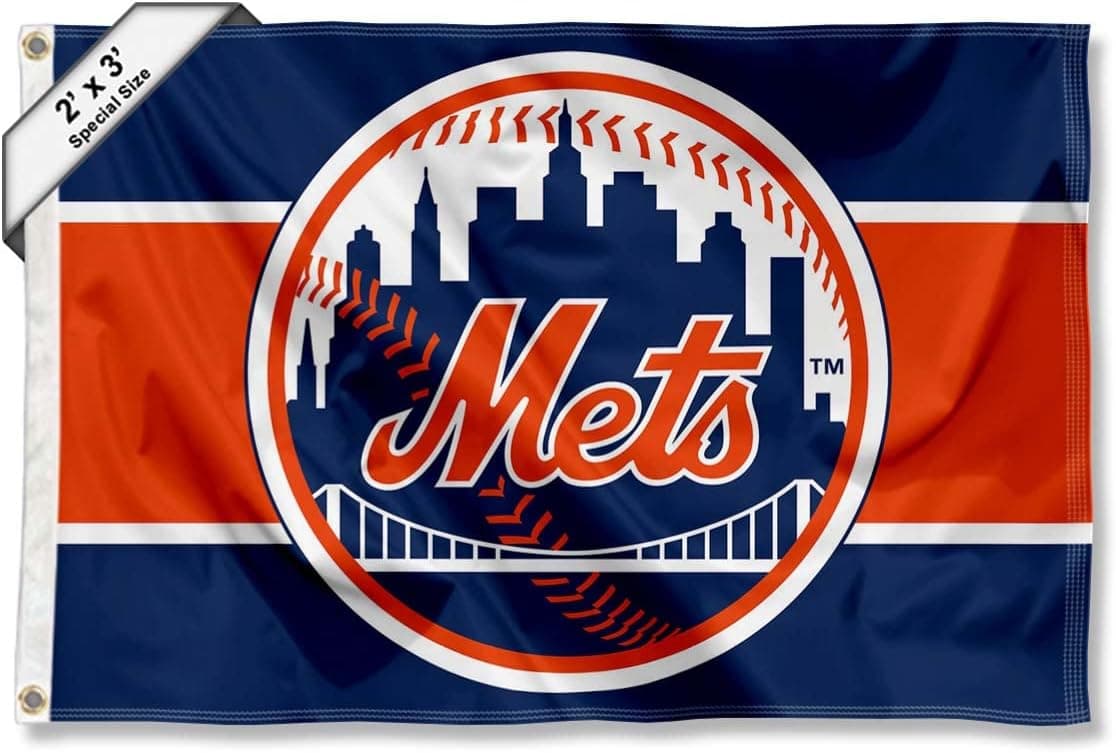 New York Mets 2x3 Foot Small Flag