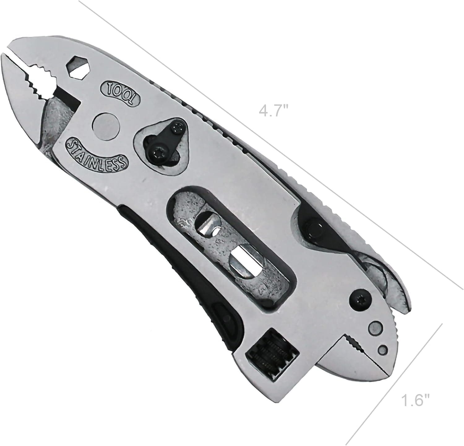 FixtureDisplays® Multi Tool Set Adjustable Wrench Screwdriver Jaw Pliers Survival Tool 16814
