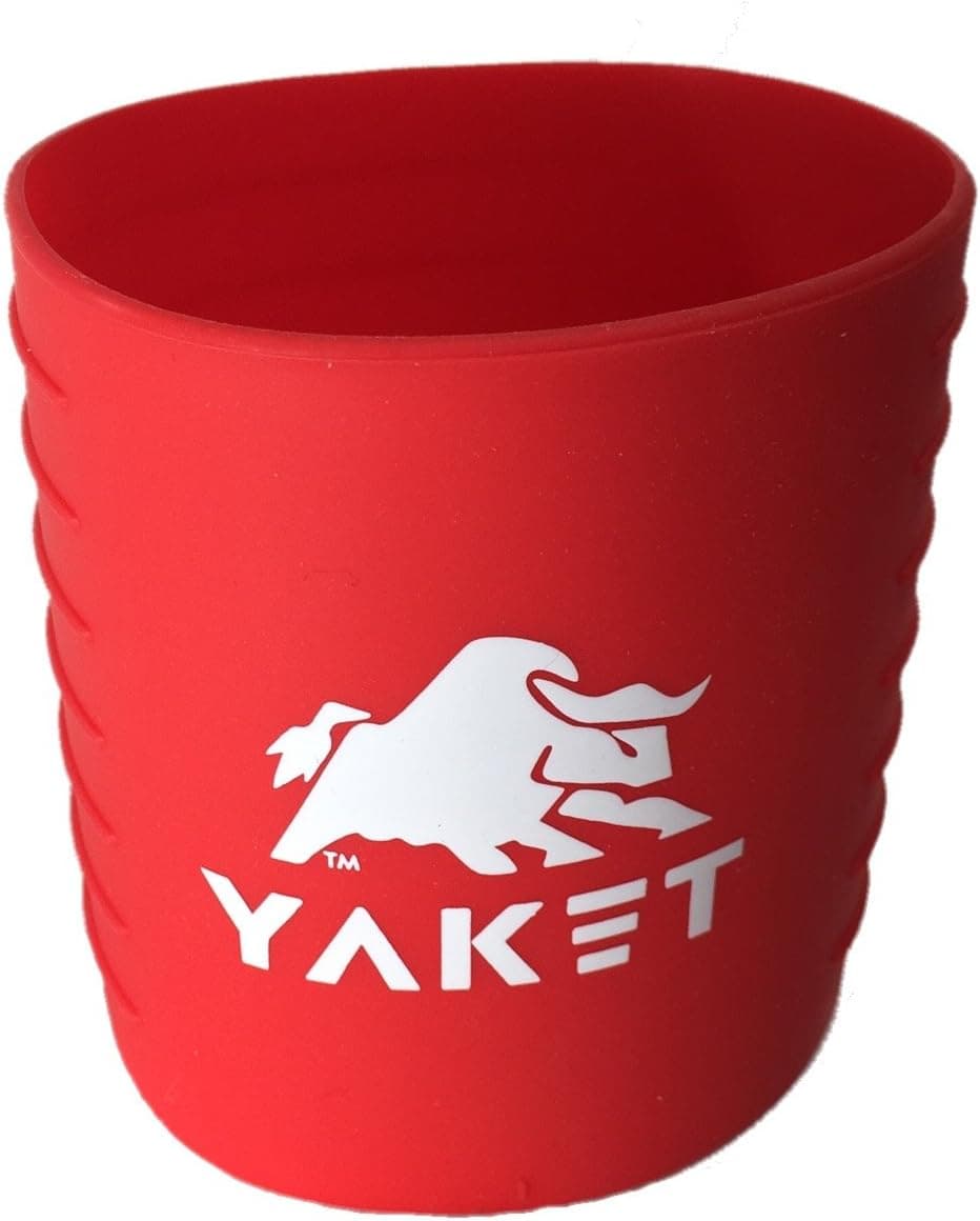 YAKET Grip for YETI Rambler Tumbler (Diver Down Red, 20 oz.)