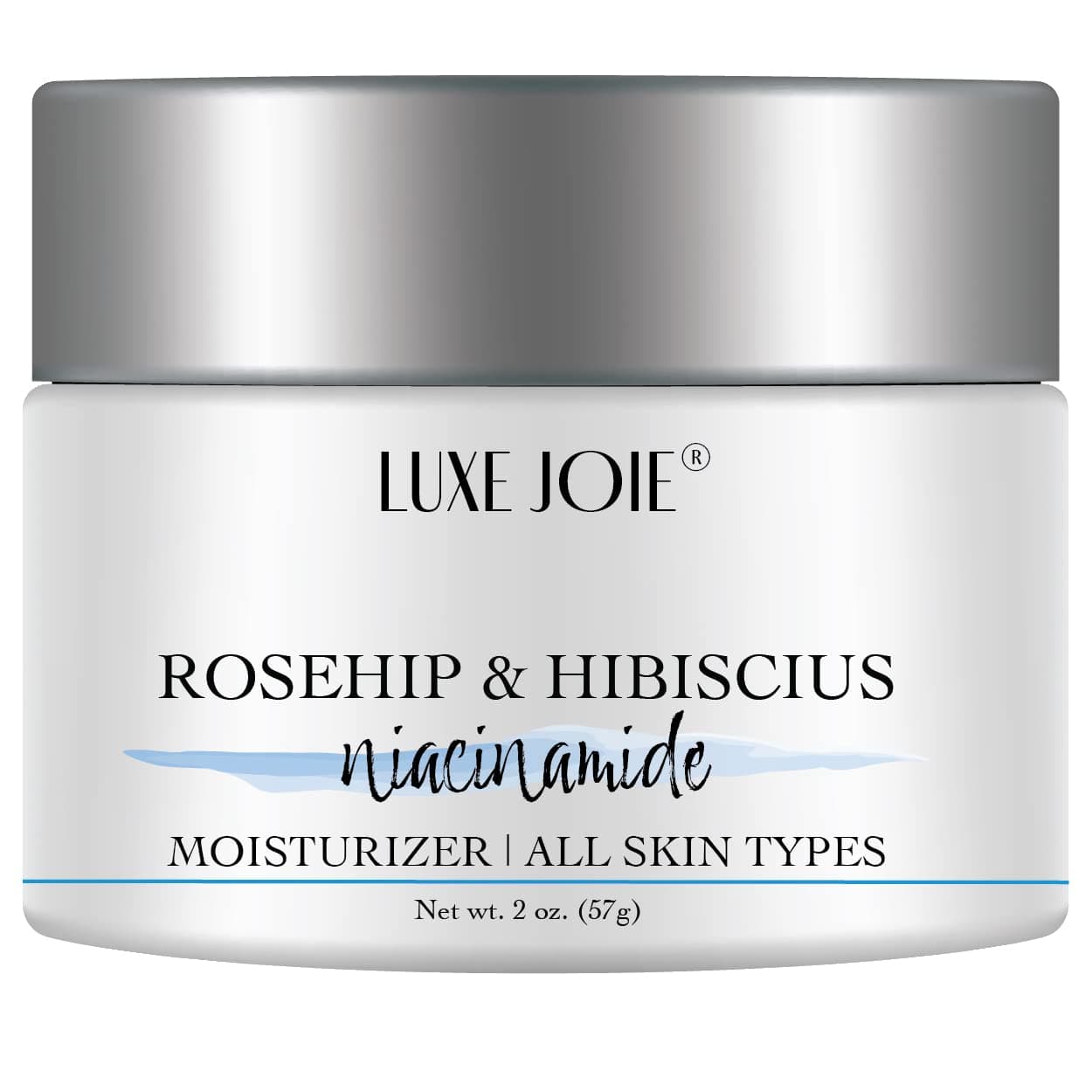 LuxeJoie Face Moisturizer Rosehip and Hibiscus Face & Eye Cream Retinol Vitamin A & B5 for Face & Neck Vitamin C & E Anti-Aging Fine Lines Wrinkle (Rosehip & Hibiscus Face Cream 2 oz)