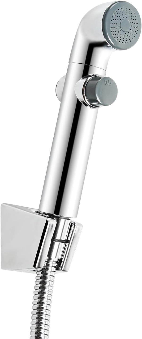 Dreamsbaku Premium Hand Held Bidet Sprayer Complete Bidet Set for Toilet – Shattaf Bathroom Valve ABS 1 Year Warranty