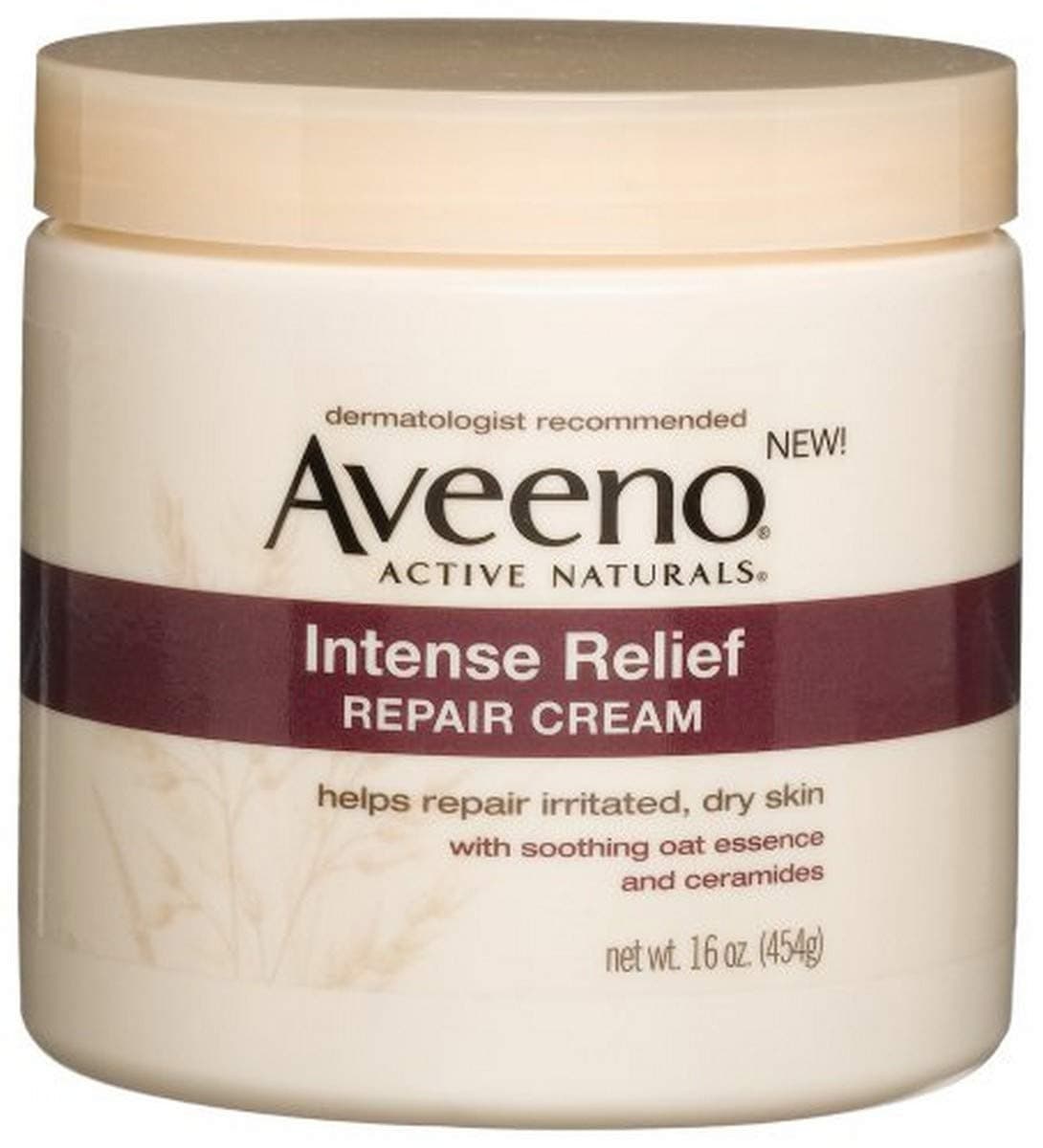 Aveeno Active Naturals Intense Repair Cream, 16-Ounce Jars (Pack of 2)