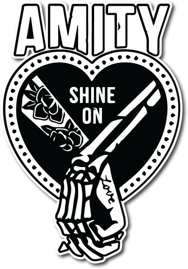 Platinum Stuff The Amity Affliction Sticker Rock Band Decal for Car Window, Bumper, Laptop, Skateboard, Wall, ETC. (6")