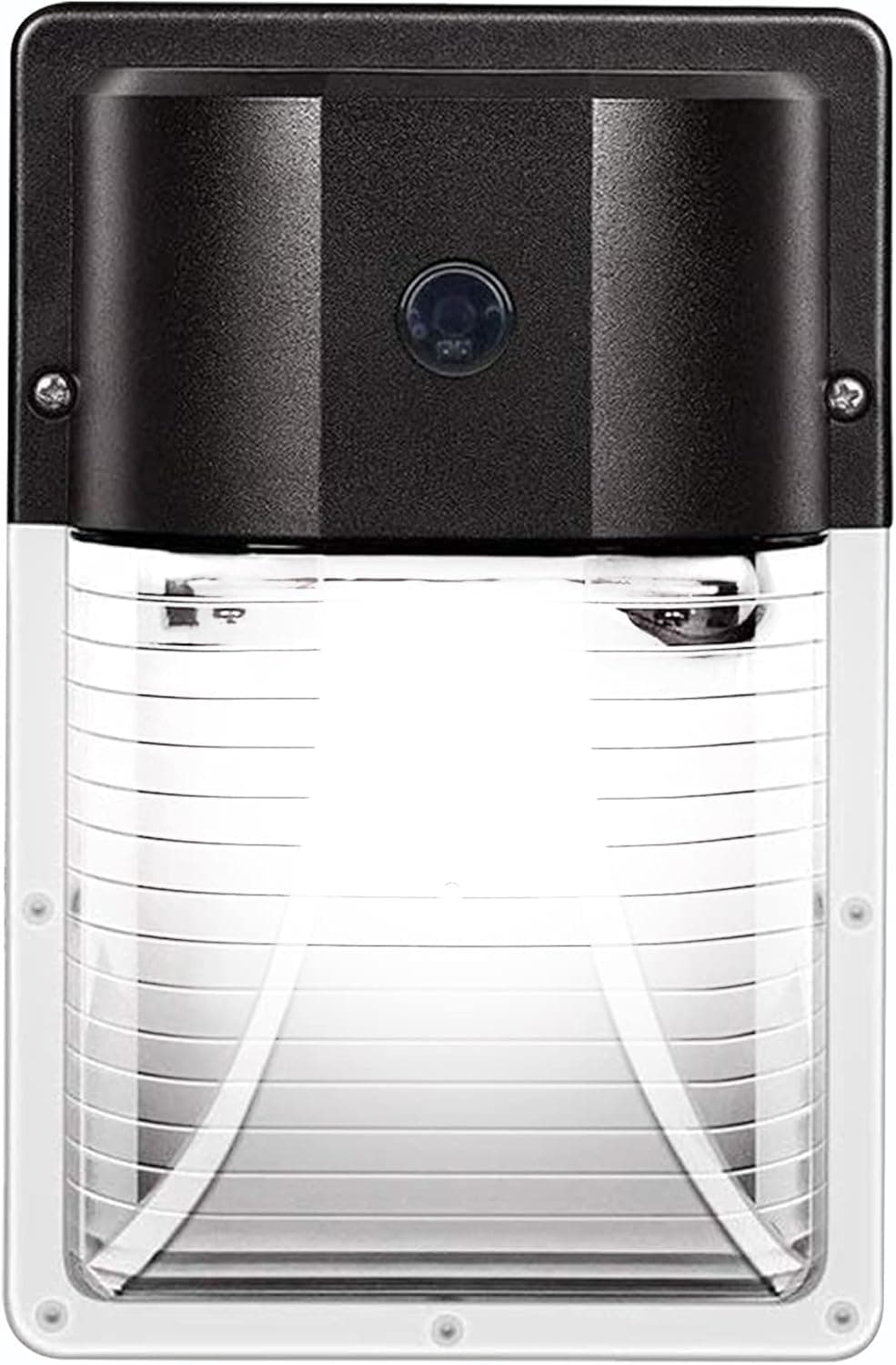 CINOTON 13W LED Wall Pack Light with Dusk to Dawn Sensor, 1600LM[100-277Vac/100W HID/HPS Equiv.] IP65 Waterproof Outdoor Security Flood Lighting for Garage Warehouse Garden Patio 5000K-Daylight 1 Pack