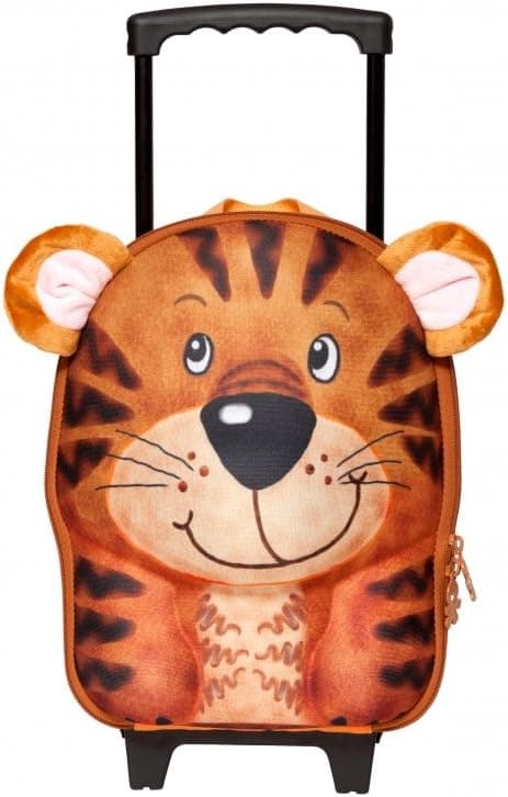 Okiedog Wildpack Trolley Kids Rolling Bag Tiger