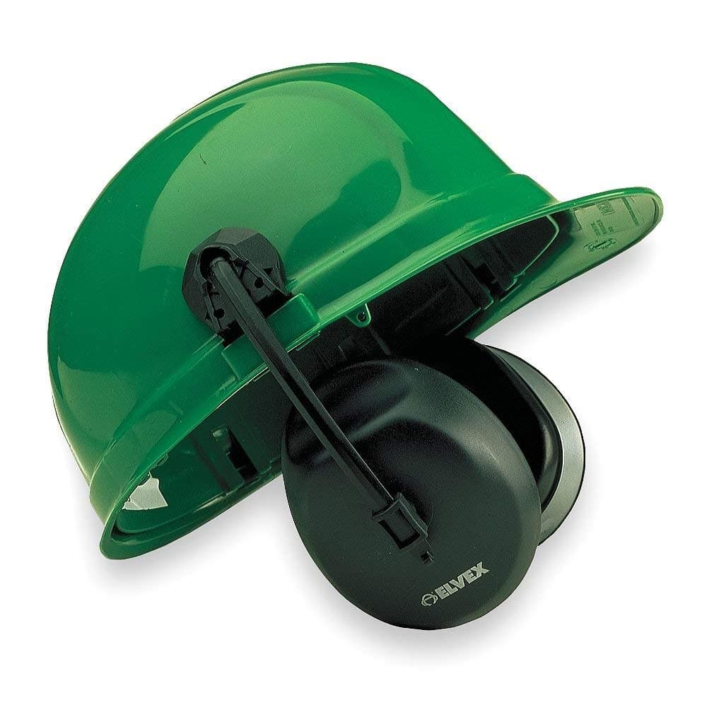 ELVEX HM6093 Elvex QuickSnap Cap-Mount Earmuffs, Black
