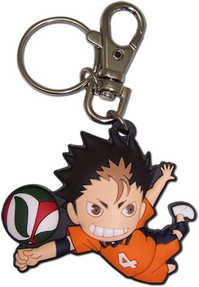 Haikyuu!!: Nishinoya PVC Keychain ~ Nishinoya Yuu ~ Karasuno High School