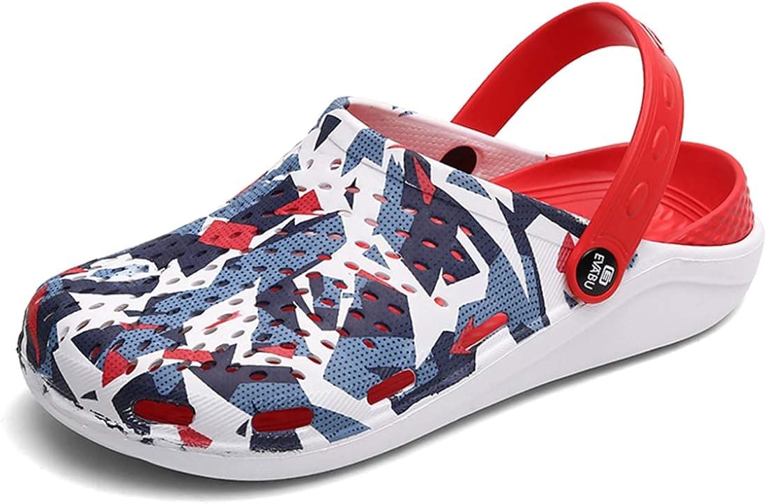 DimaiGlobal Unisex Garden Clogs Mens Womens Outdoor Walking Sandals Light Beach Sports Mules Sandals Anti Slip Quick Drying Summer Water Shower Slippers Shoes