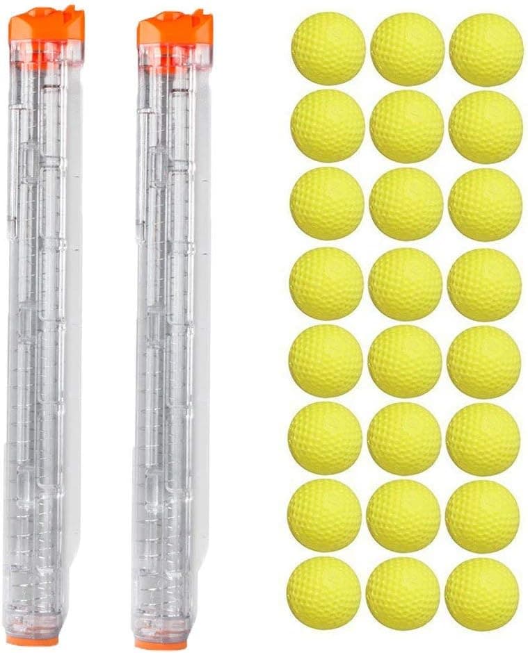 24-Round Refill Pack and 2 Pack 12-Round Magazine for Nerf Rival Blasters