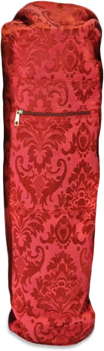 YogaAccessories Jacquard Yoga Mat Bag - Red