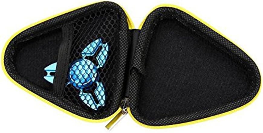 Fidget Hand Spinner Triangle Finger Toy Focus ADHD Autism Bag Box Case(Dust-Proof)