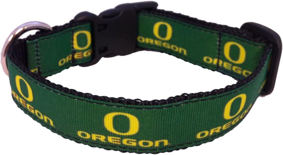 NCAA Oregon Ducks Dog Collar, Team Color, Large