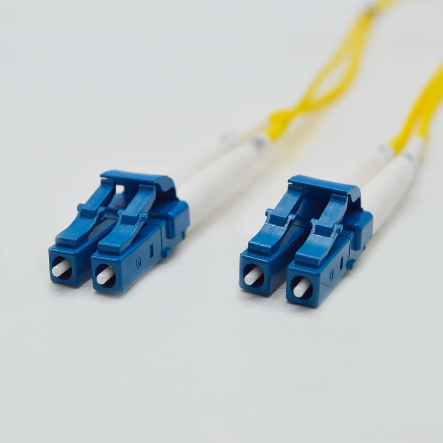 FiberCablesDirect - 2M OS2 LC SC Fiber Patch Electronic Cable | 10Gb Duplex 9/125 LC to SC Singlemode Jumper 2 Meter (6.56ft) | 1gb 10gb smf dup sfp 10gbase lr lx Yellow ofnr for Personal Computer