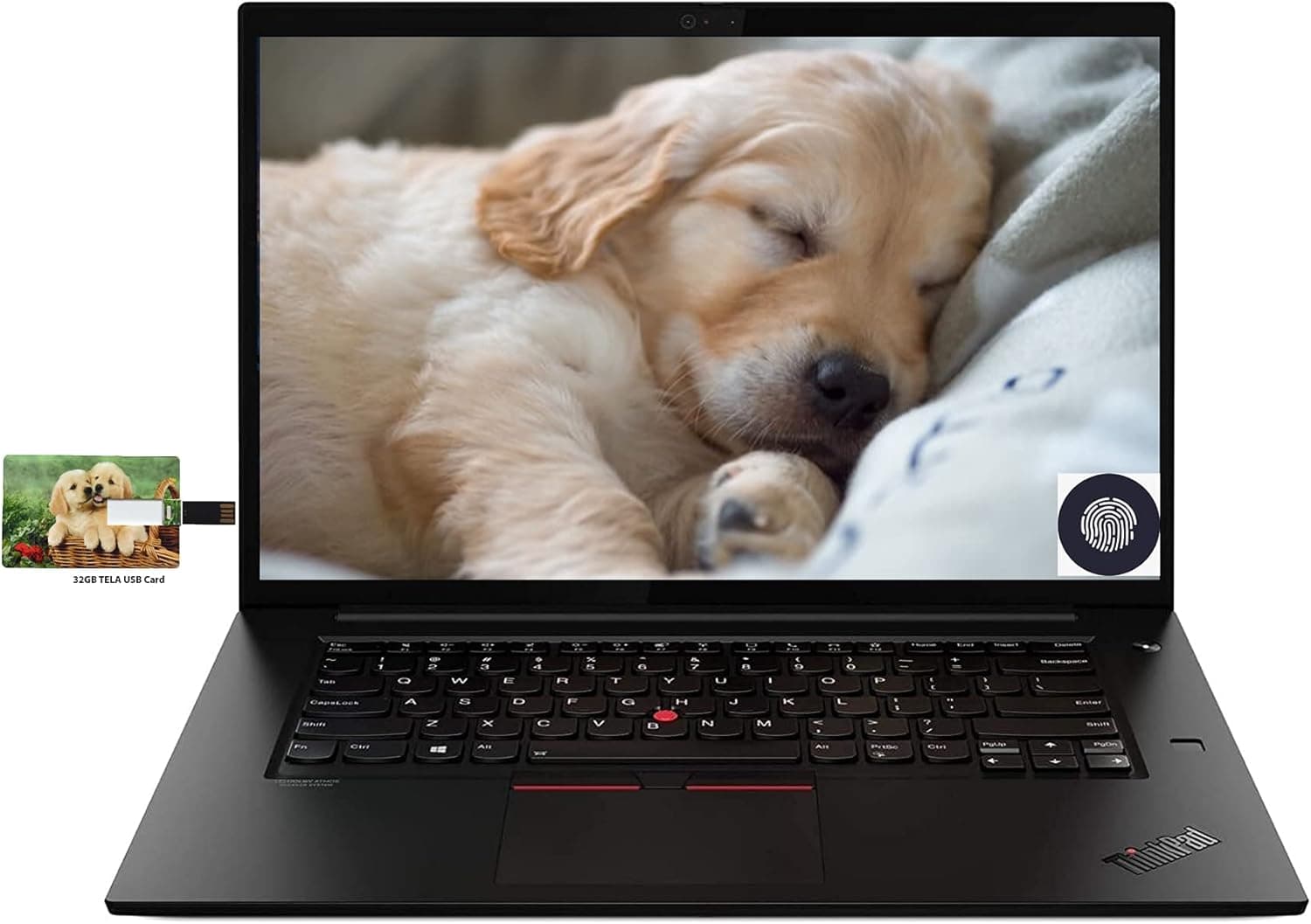 Lenovo Newest ThinkPad X1 Extreme Gen 3 15.6” FHD IPS Display Business Laptop, Intel Hexa Core i7-10750H, 32GB RAM 1TB SSD, GeForce GTX 1650 Ti, Fingerprint, Windows 10 Pro | 32GB Tela USB Card