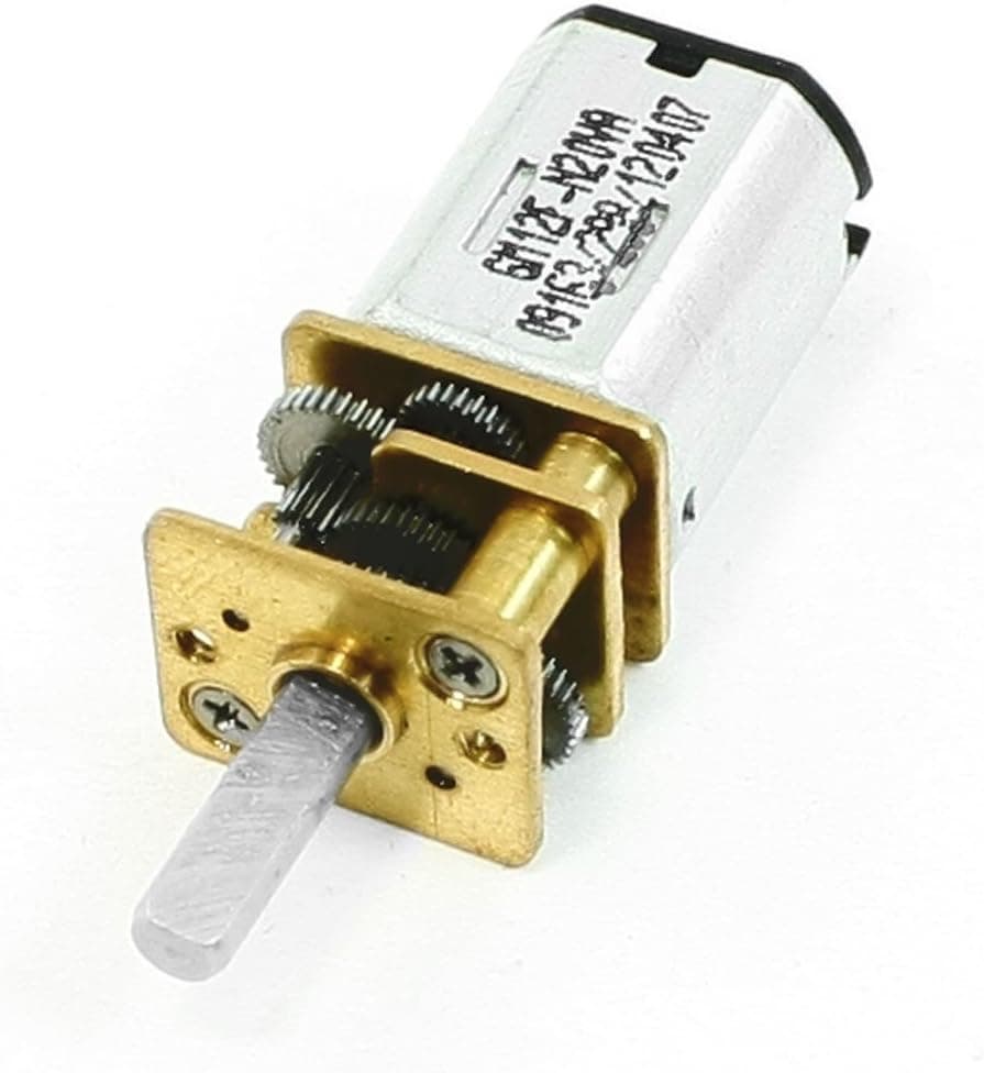 uxcell 60RPM Speed Reducer Rectangle Shape N20# Magnetic Mini Geared Motor 6V DC