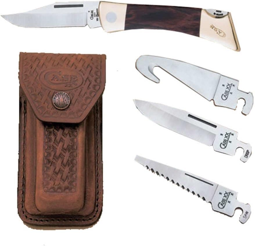 Case Knives 6005 XX Changer Lockback Knife with Rosewood Handles & Gift Tin