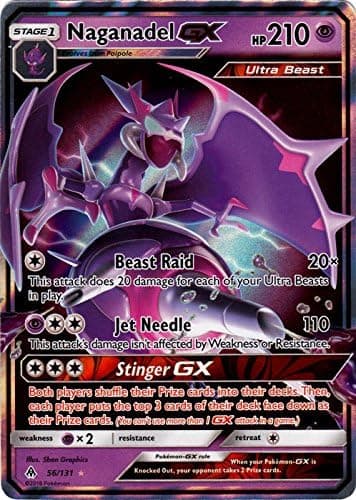 Naganadel GX - 56/131 - Ultra Rare - Forbidden Light