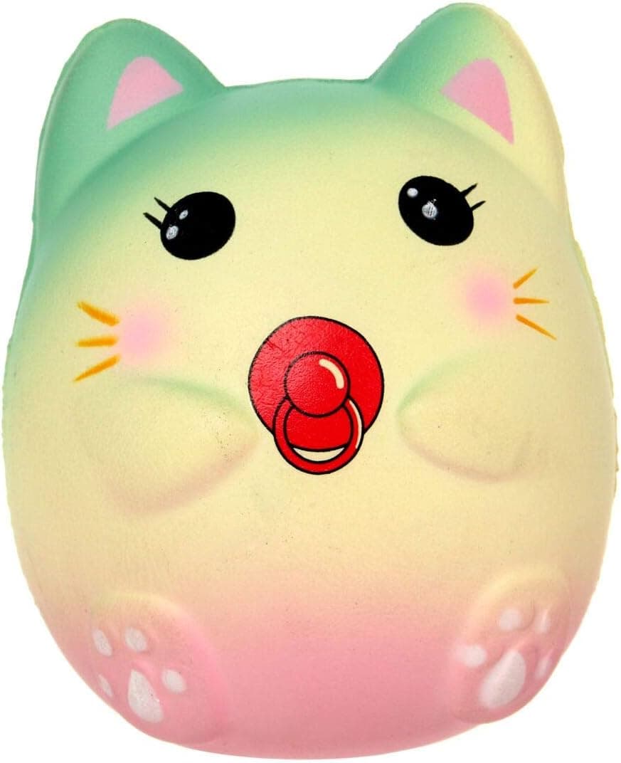 TEEGOMO Kawaii Colorful Baby Mouse Slow Rising Scented Jumbo Squishy Squeeze Squishies Toys and Gifts