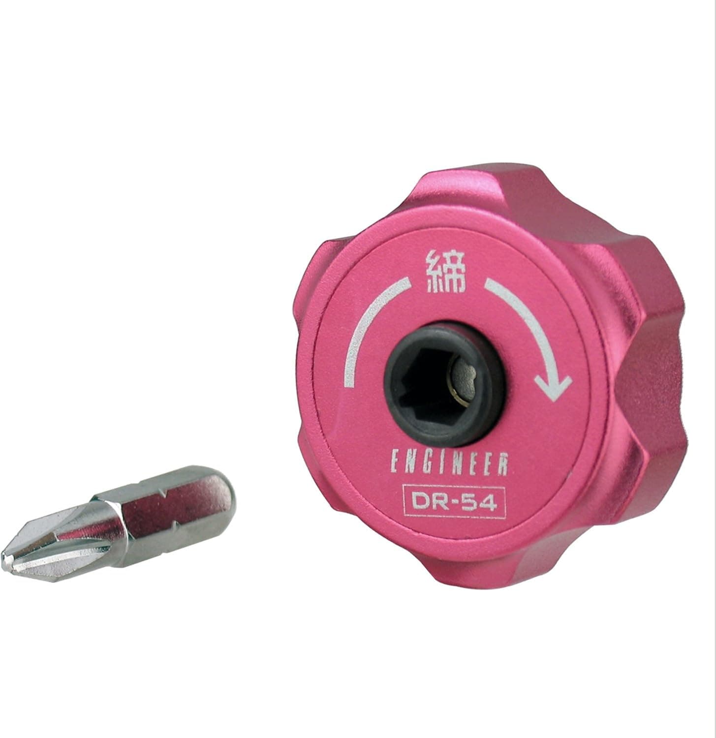 low profile stubby ratcheting palm screwdriver. ENGINEER dr-54