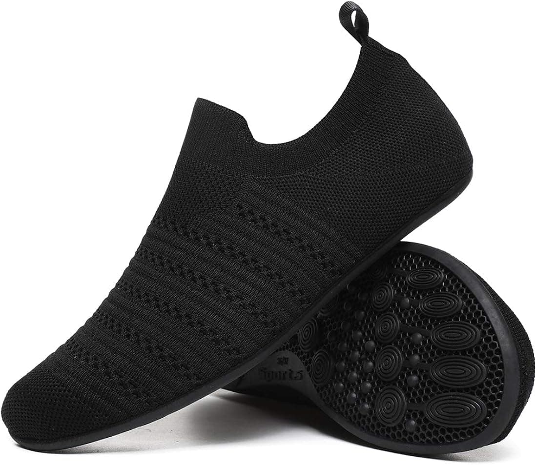 SLEVEL Lightweight House Slippers Non-Slip Indoor Home Yoga Shoes for Women Men