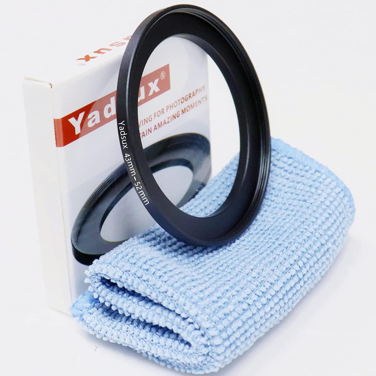 43mm to 52mm Step Up Ring, for Camera Lenses and Filter,Metal Filters Step-Up Ring Adapter,The Connection 43MM Lens to 52MM Filter Lens Accessory