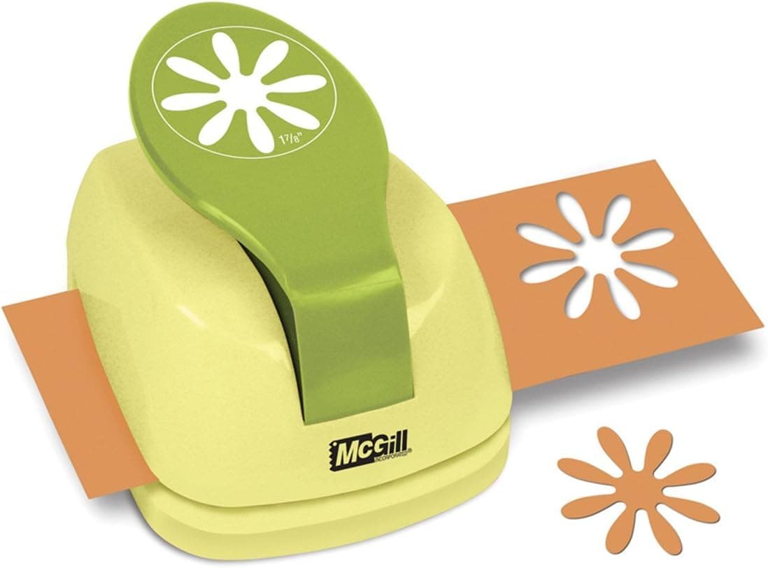 McGill Paper Blossoms Lever Punch-Large Daisy, 1.875"