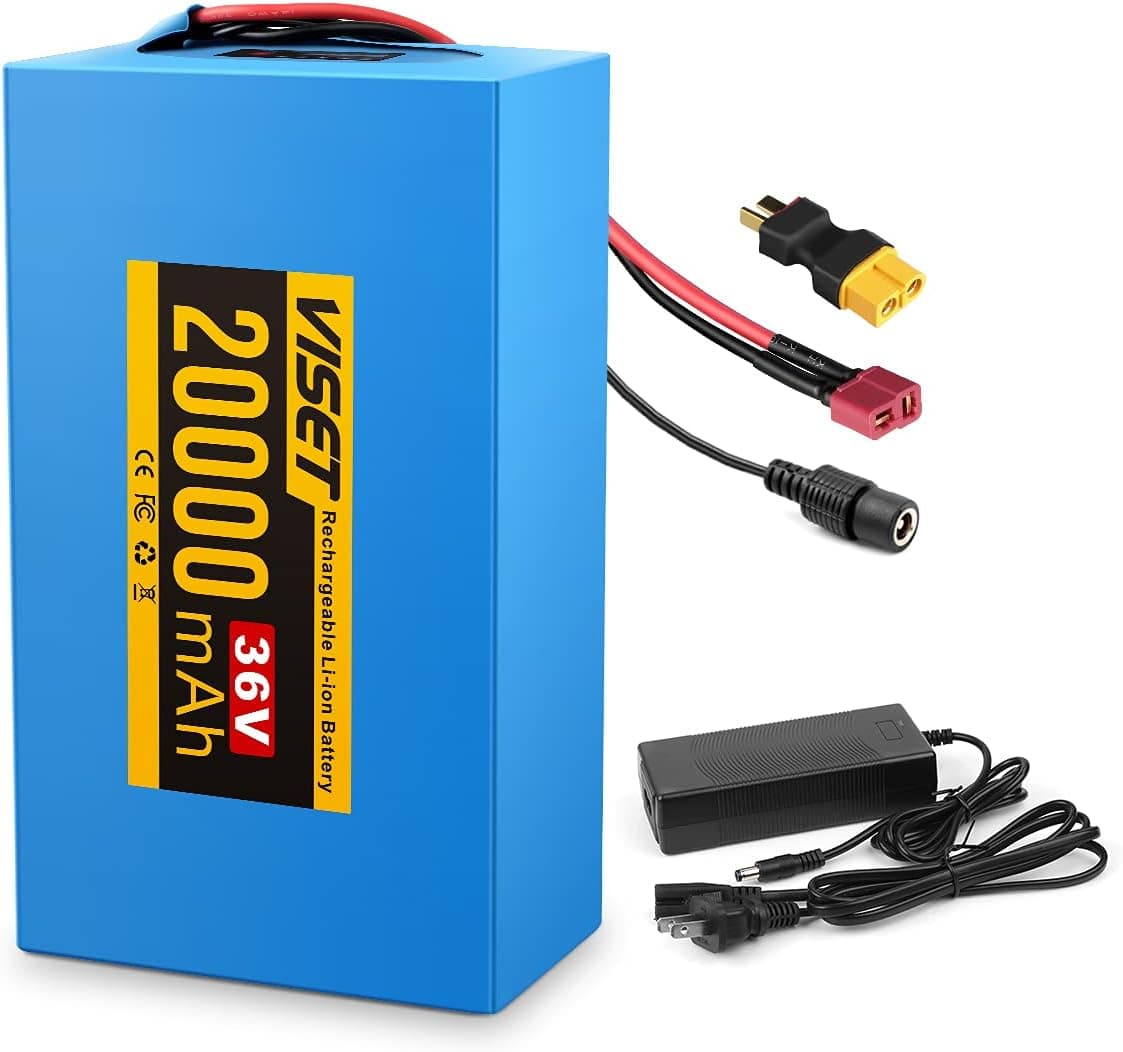 H HAILONG 48v 36v Lithium Battery/36V Ebike Battery, ebike Battery 10AH 14AH 20AH 25AH with 2A Charger, T-Plug, XT60 Connector and 20A BMS for 250W-800W Ebike Battery/Ebike Kit